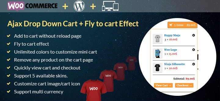720x330 Ajax Drop Down Cart For Woocommerce Wordpress