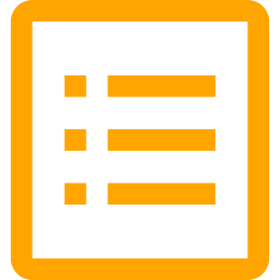 Free Orange View Details Icon 256x256 Free Orange View Details Icon