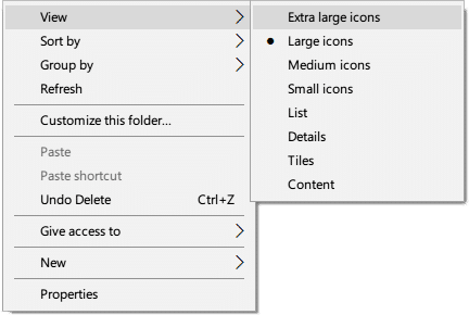 How To Change Desktop Icons View To Details And List View Technastic 432x290 How To Change Desktop Icons View To Details And List View Technastic