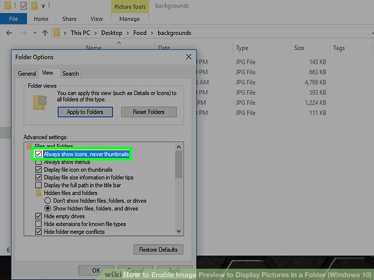 728x546 How To Enable Image Preview To Display Pictures In A Folder