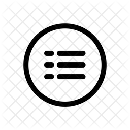 256x256 List View Icon Of Line Style