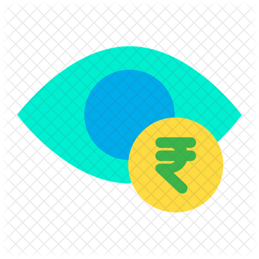512x512 Rupees View Icon Of Flat Style