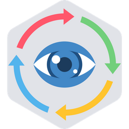 256x256 View Icon Of Flat Style