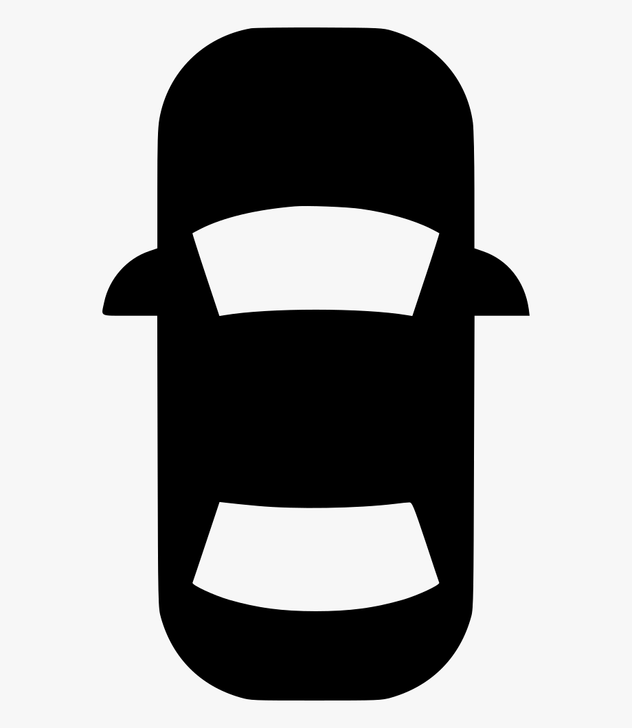 920x1060 Car Top Icon Car Black And White Clipart Top View