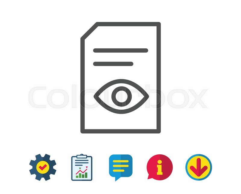 View Document Line Icon Open Stock Vector Colourbox 800x646 View Document Line Icon Open Stock Vector Colourbox