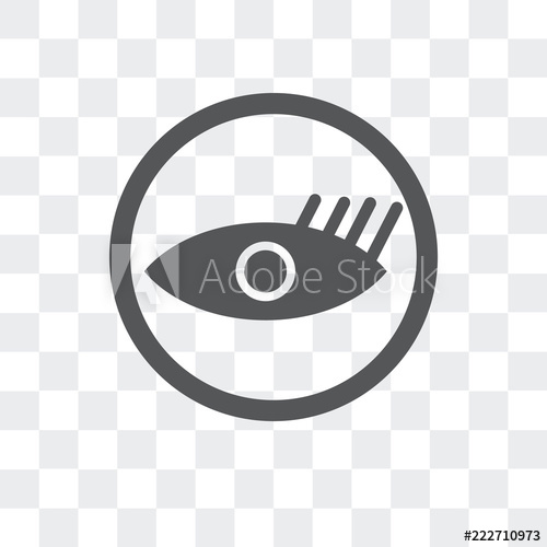 500x500 Viewer Icon Isolated On Transparent Background Modern