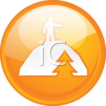 350x350 Hiking Or Viewpoint Icon