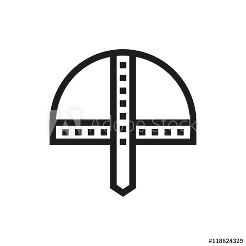 500x500 Viking Helmet Icon On White Background