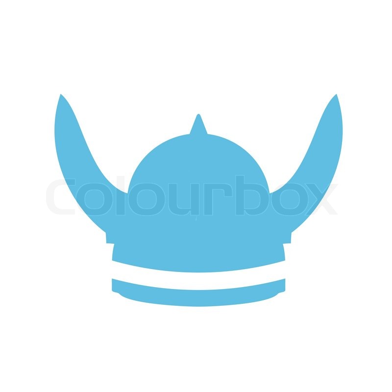 800x800 Pictogram Icon Of A Viking Helmet Stock Vector Colourbox