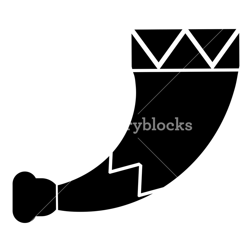 Horn Viking Icon Black Color Vector Illustration Flat Style Simple 1000x1000 Horn Viking Icon Black Color Vector Illustration Flat Style Simple