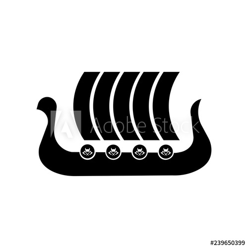 Viking Ship Icon at Vectorified.com | Collection of Viking Ship Icon ...