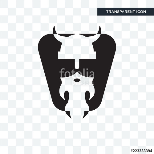 500x500 Vikings Vector Icon Isolated On Transparent Background, Vikings