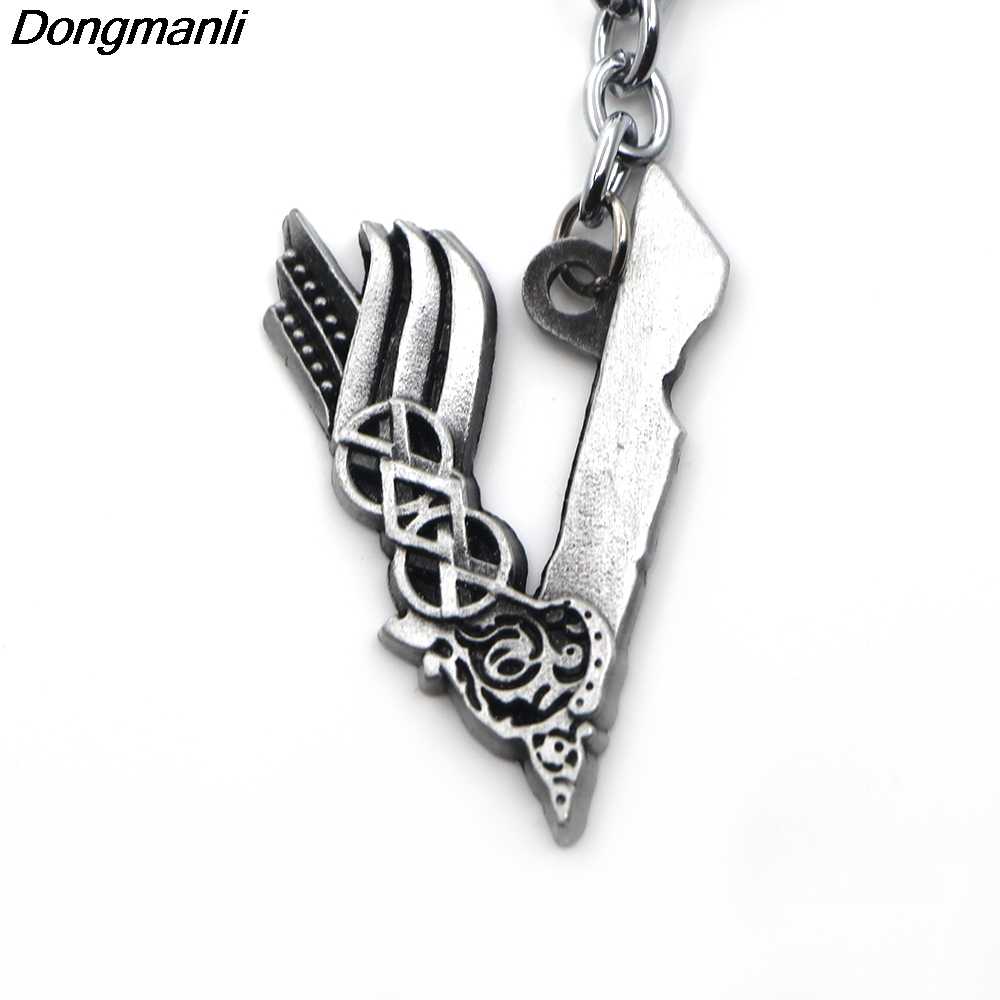 1000x1000 Dongamnli Jewelry Tv Series Vikings Icon Car Keychain