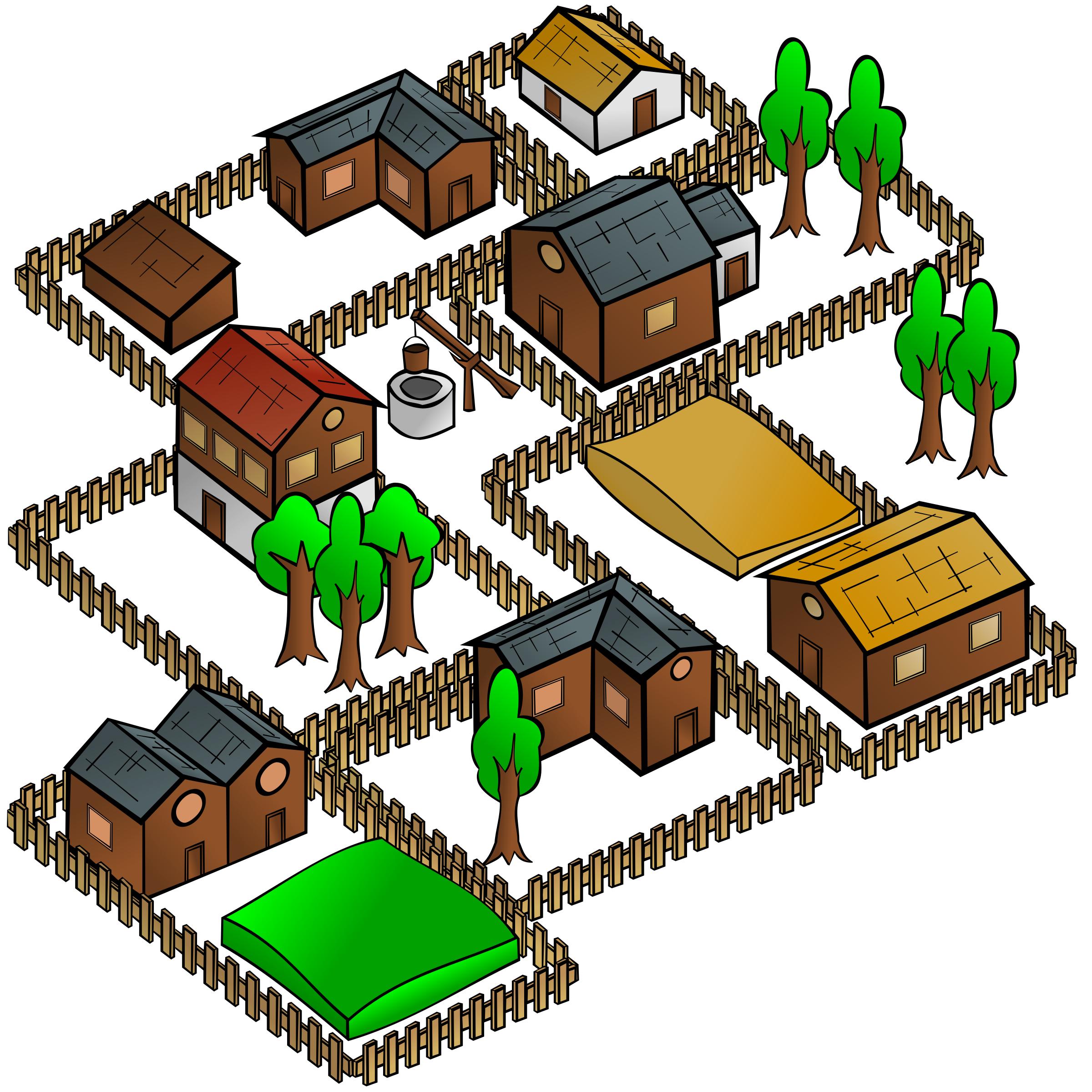 2400x2400 Rpg Map Symbols Village Icons Png