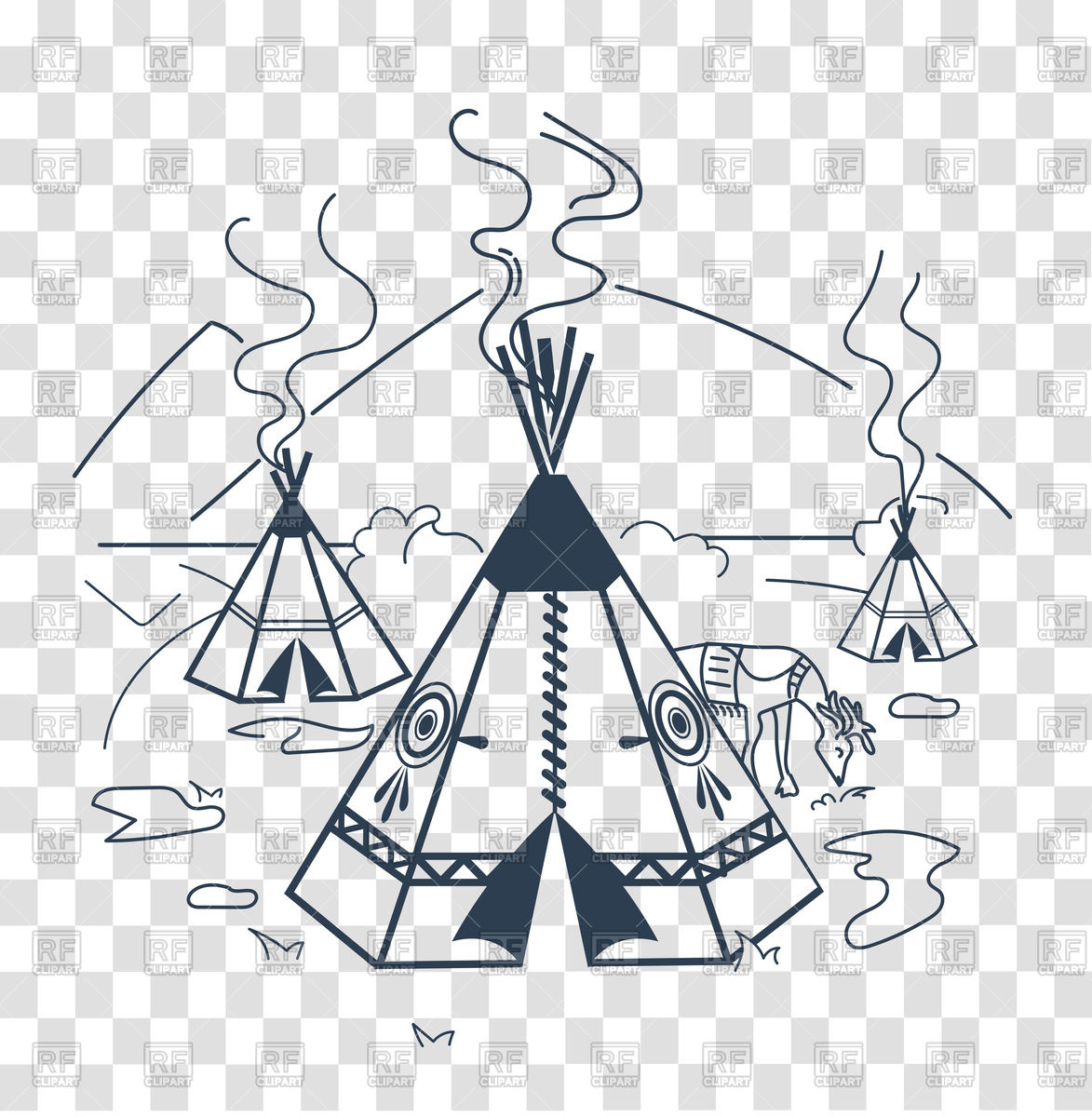 1173x1200 Wigwam Village Icon Vector Image Of Architecture, Buildings