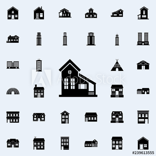 500x500 House In The Village Icon House Icons Universal Set For Web