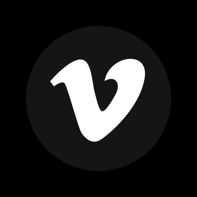 640x640 Vimeo Black Icon, Social, Media, Icon Png And Vector