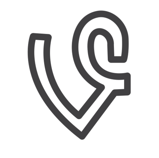 512x509 Vine Icon Free Of Line Drawn Social Media Icons