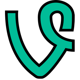 256x256 Vine Icon Of Colored Outline Style