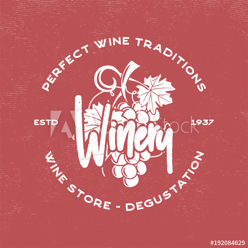 500x500 Wine, Winery Logo Template Drink, Alcoholic Graffiti Art