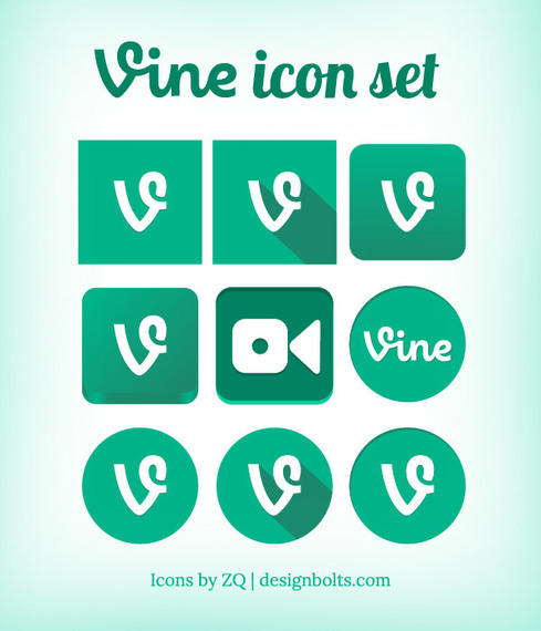 489x570 Green Vine Icon Pack