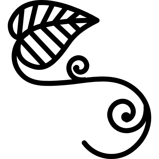 512x512 Leaves Outline With Vines Icons Free Download