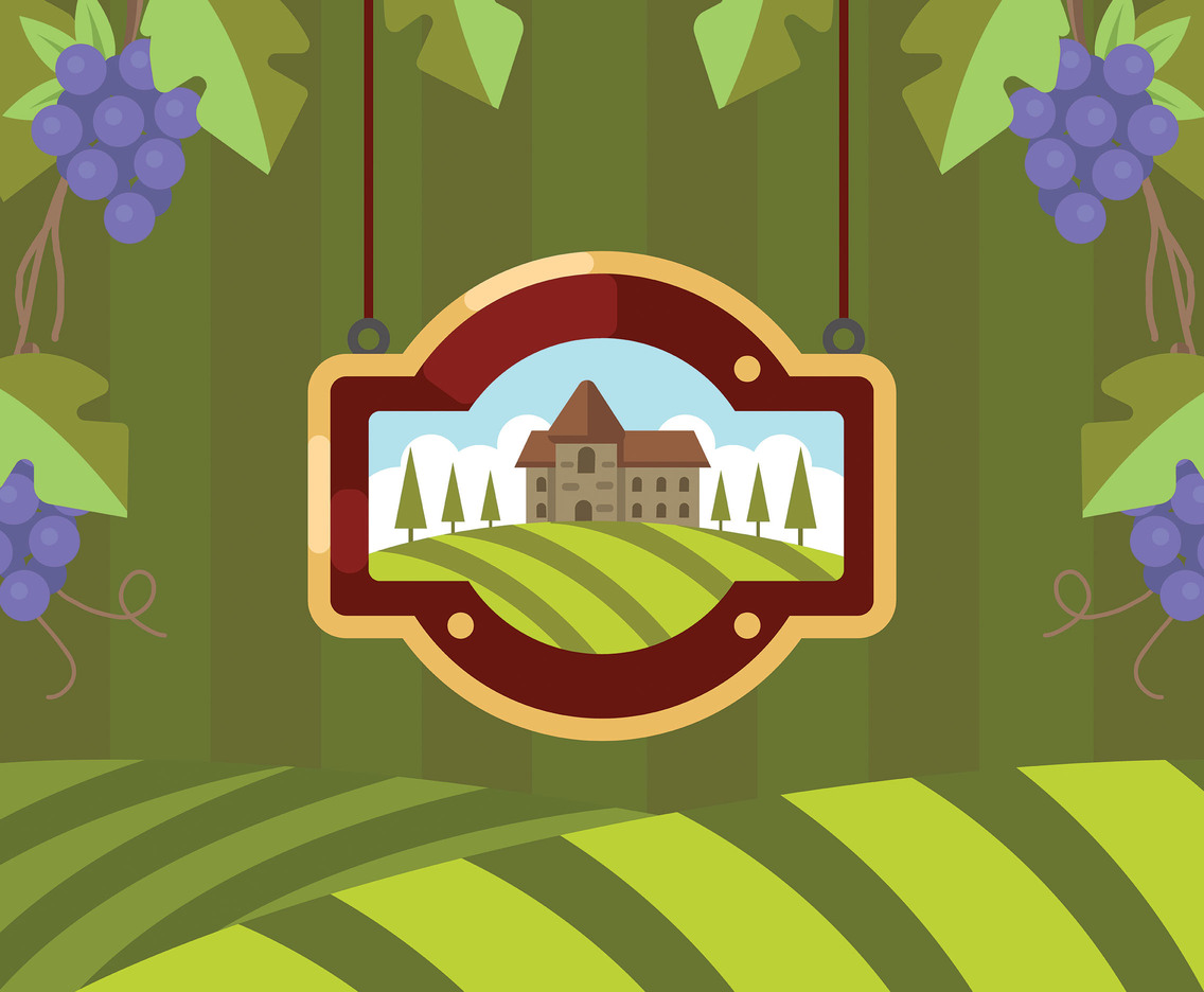 1136x936 Vineyard Icon Vector Vector Art Graphics