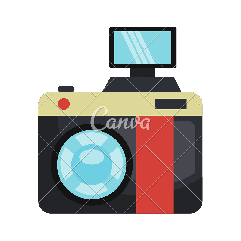 800x800 Vintage Camera Isolated Flat Icon