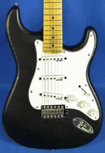 206x300 Vintage Icon Series Relic Strat Distressed Black Electric