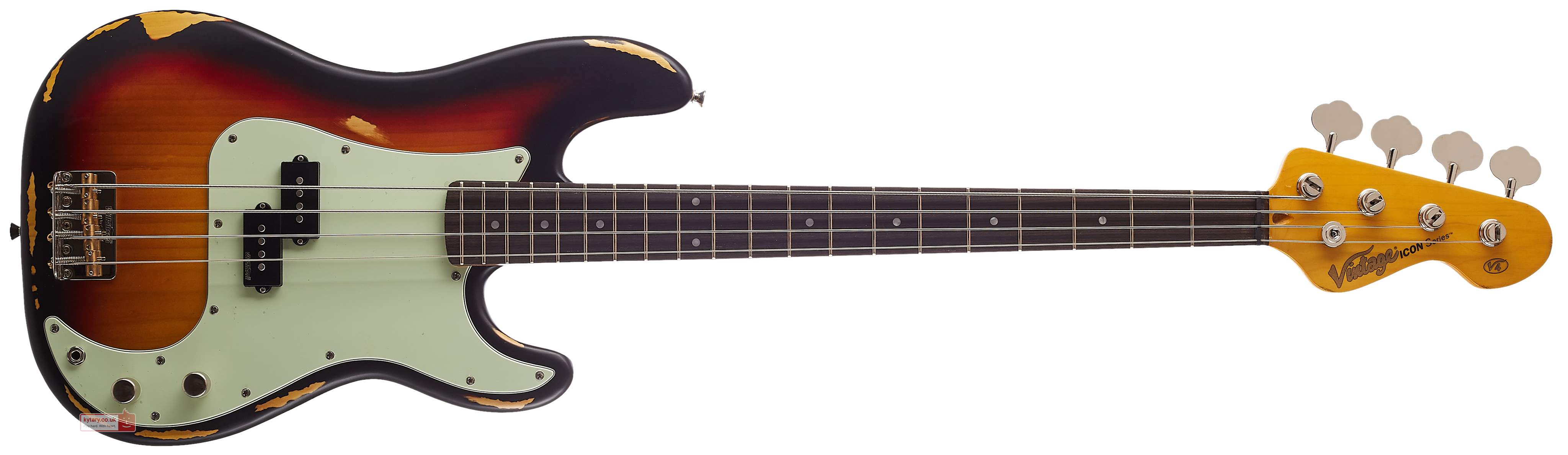 4096x1189 Vintage Icon Rwfb Dssb Electric Bass Guitar