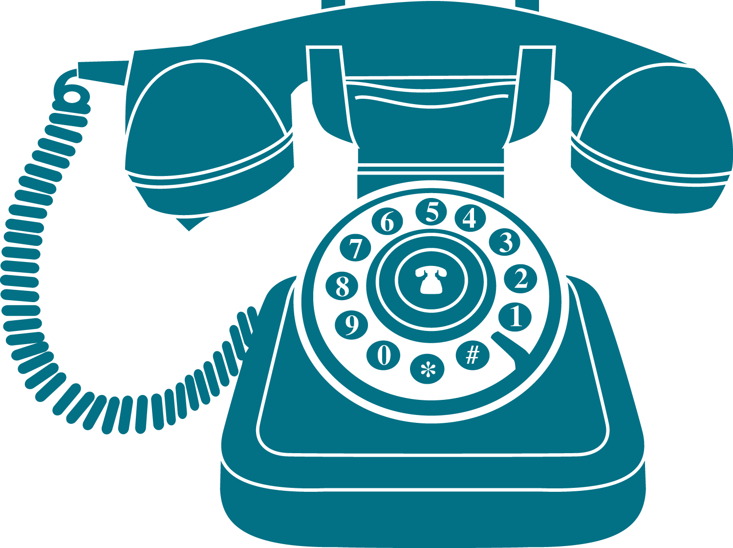 1500x1121 Vintage Blue Phone Icon Transparent Png