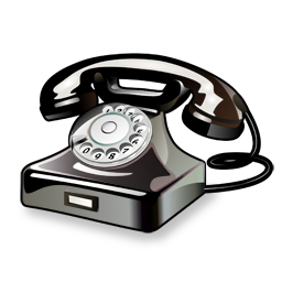 256x256 Black Vintage Phone Icon Free Icons Download
