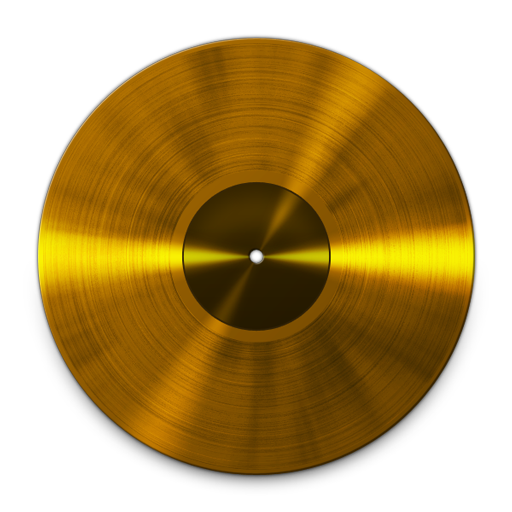 512x512 Gold Vinyl Icon