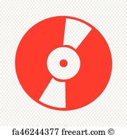 180x195 Free Art Print Of Retro Vinyl Record Icon Freeart