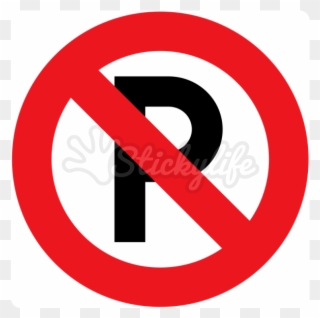 320x318 No Parking Aluminum Sign