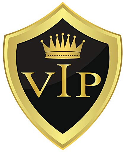 425x512 Vip Gold Shield Badge Icon Vinyl Decal Sticker