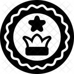 256x256 Vip Icon Of Glyph Style