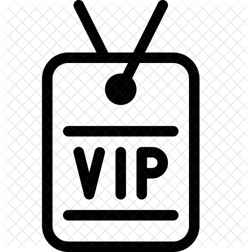512x512 Vip Pass Icon Of Line Style