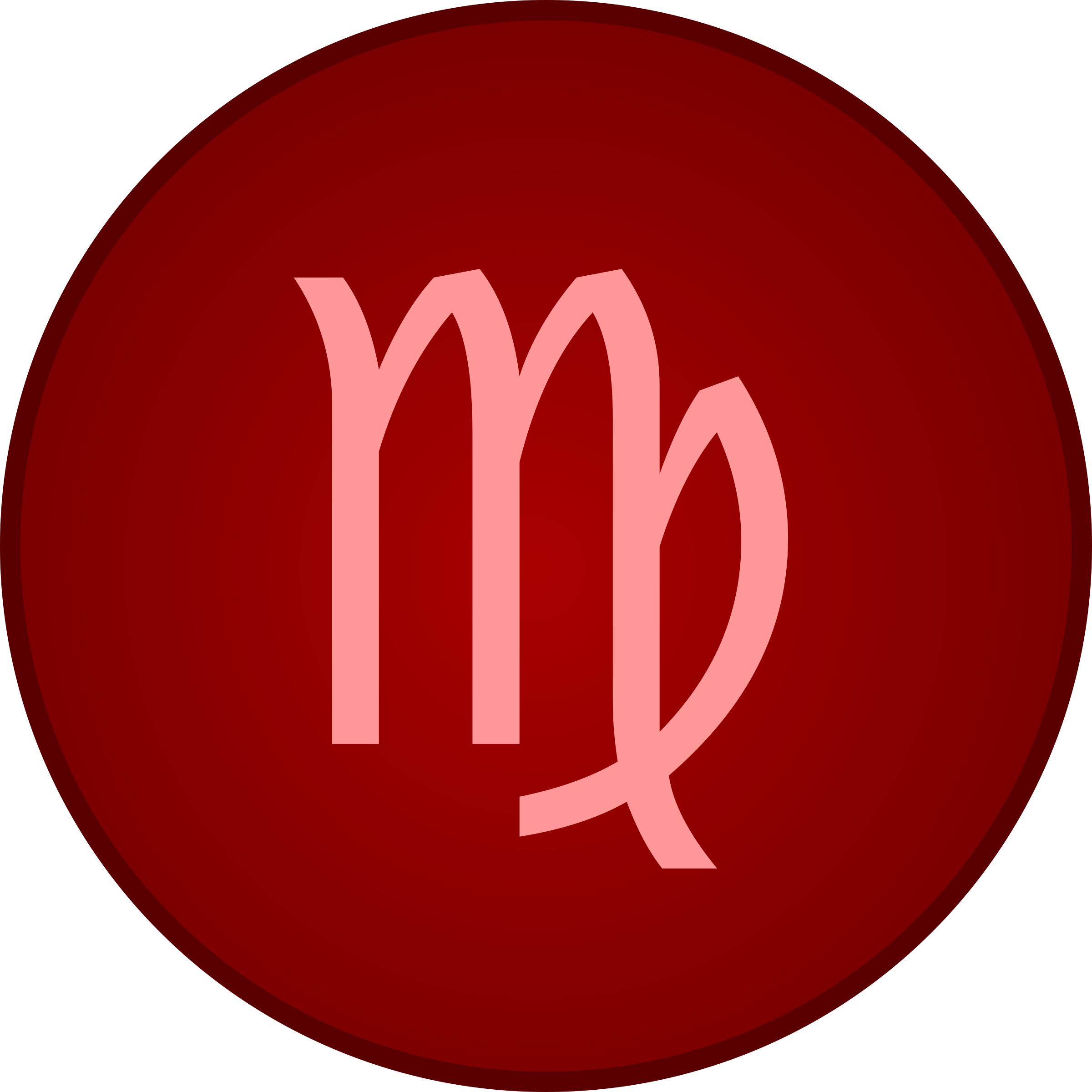 2400x2400 Virgo Symbol Icons Png