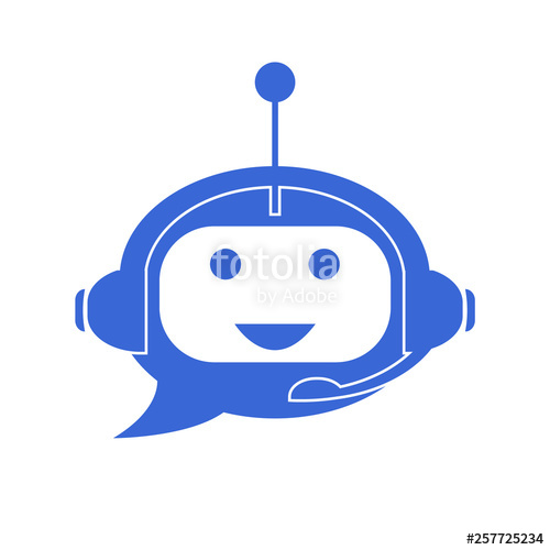 500x500 Chatbot Icon Virtual Assistant Stock Image And Royalty Free