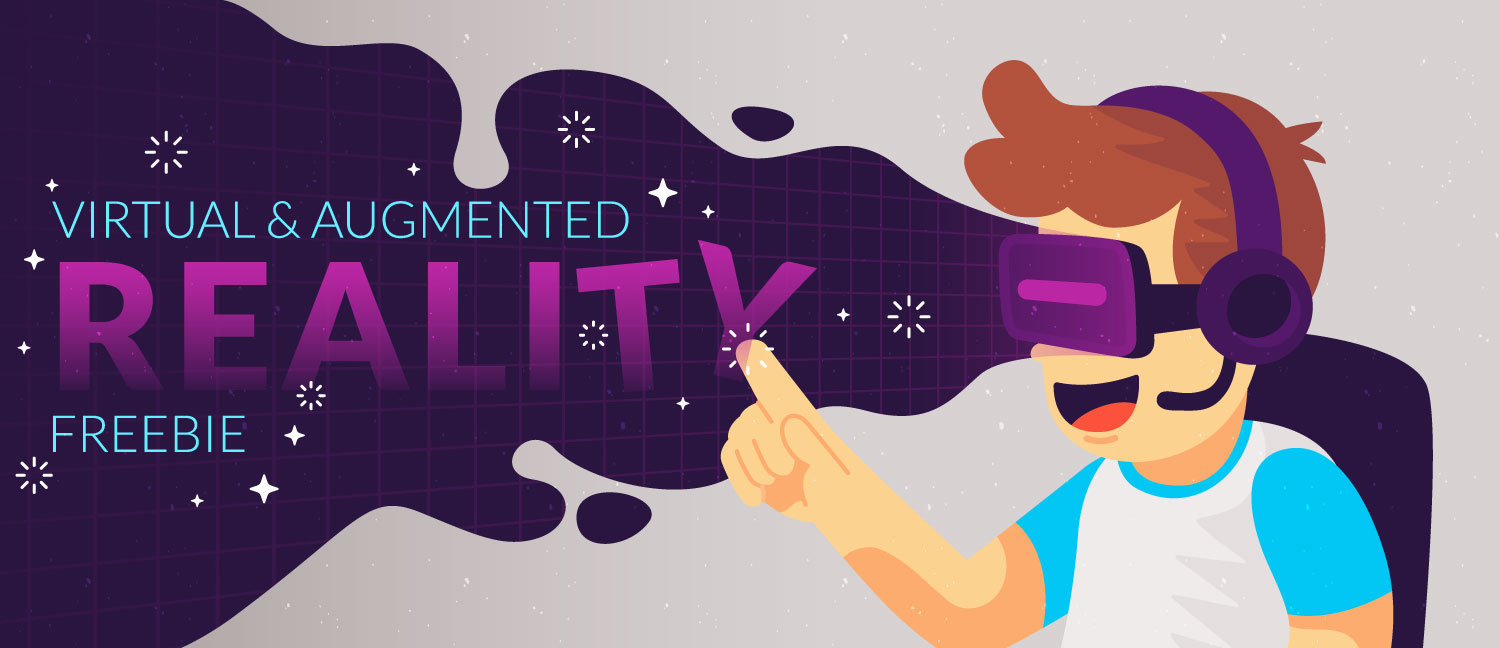 1500x648 The Future Is Here! Augmented And Virtual Reality Icon Set