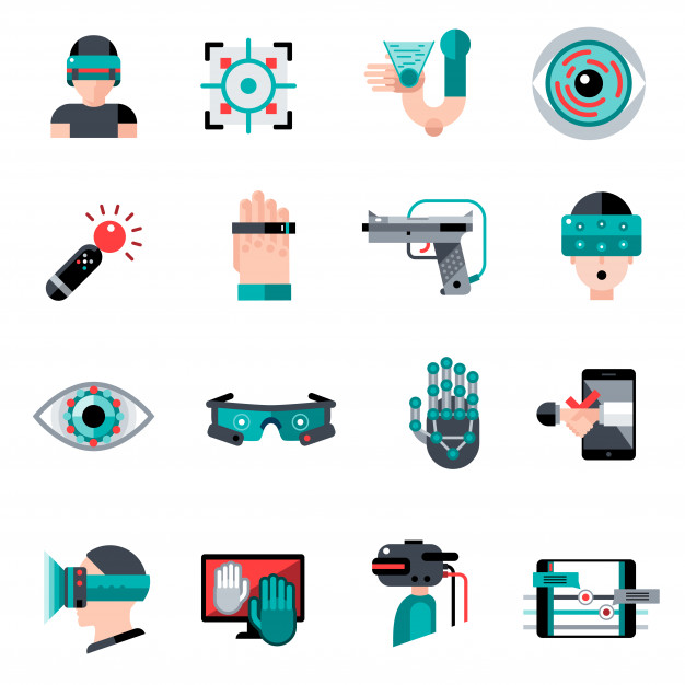 626x626 Virtual Augmented Reality Icons Vector Free Download