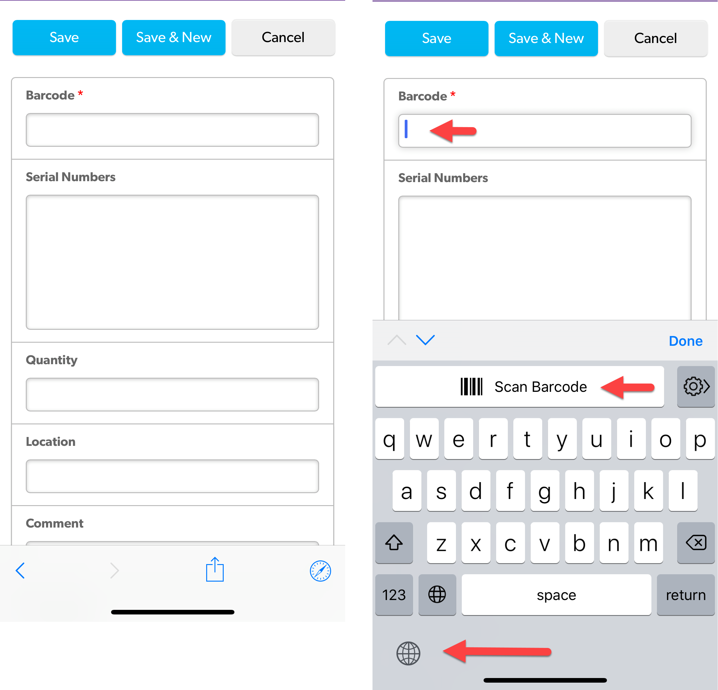 2340x2247 Codereadr Key Ios Keyboard Wedge App