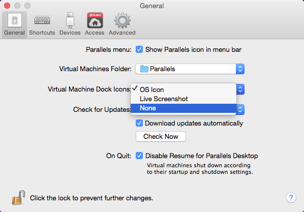 598x417 Two Parallels Icons In The Dock