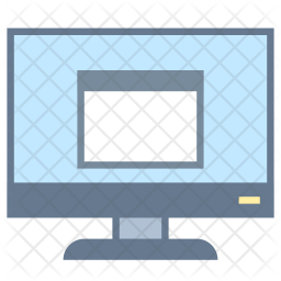 256x256 Virtual Machine Icon Of Colored Outline Style