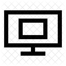 256x256 Virtual Machine Icon Of Line Style