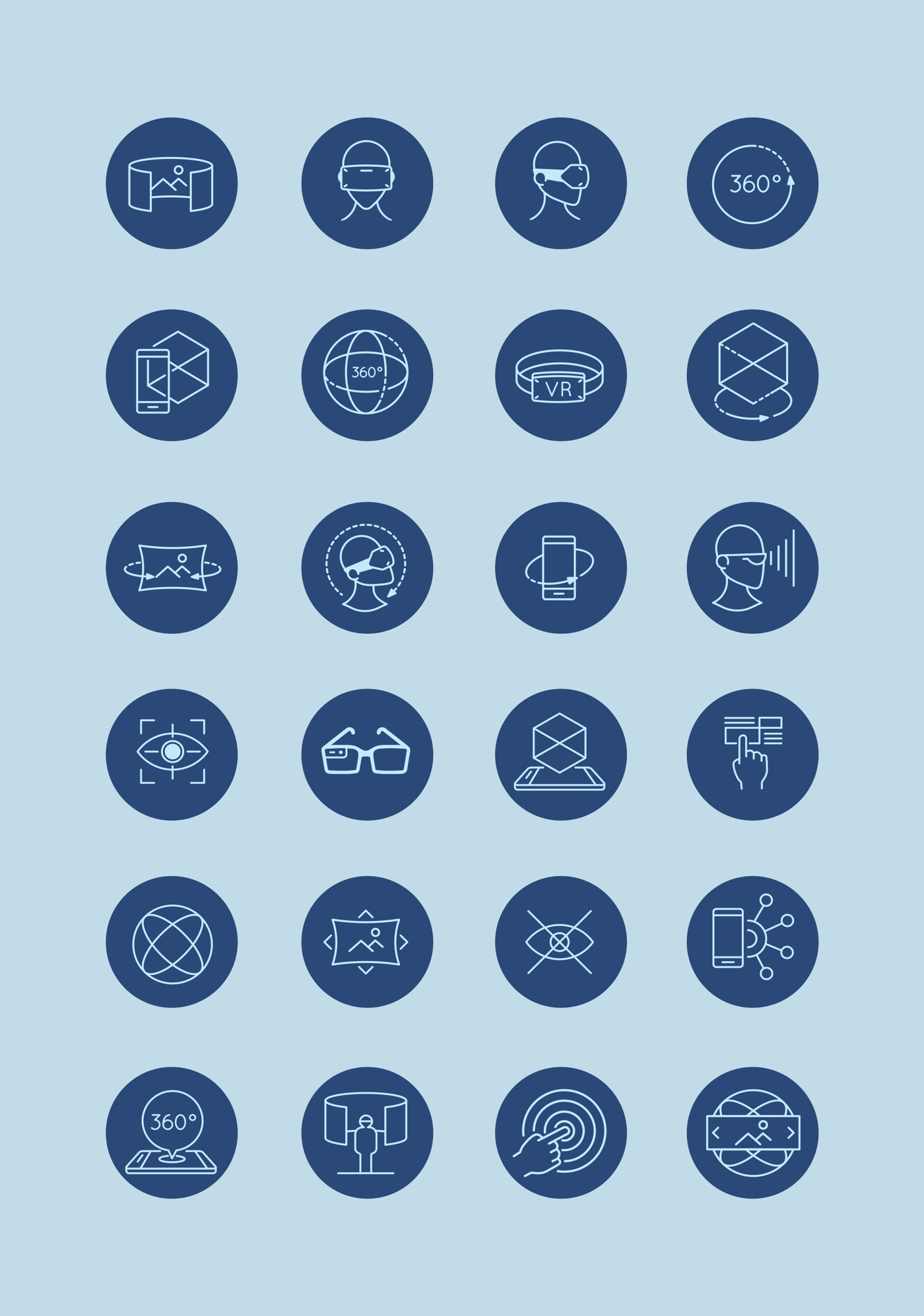 1400x1995 Virtual Reality Free Icon Pack