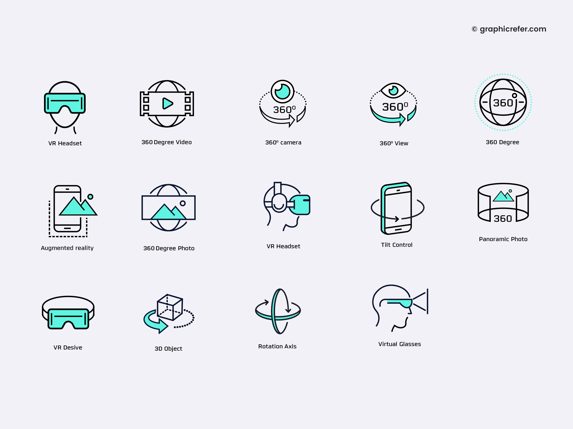 2000x1500 Free Virtual Reality Icons Illustration Graphicrefer