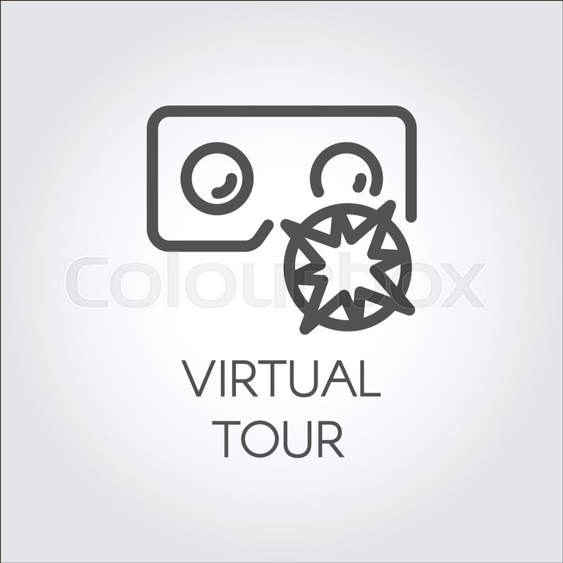 800x800 Black Flat Simple Icon In Style Line Stock Vector Colourbox