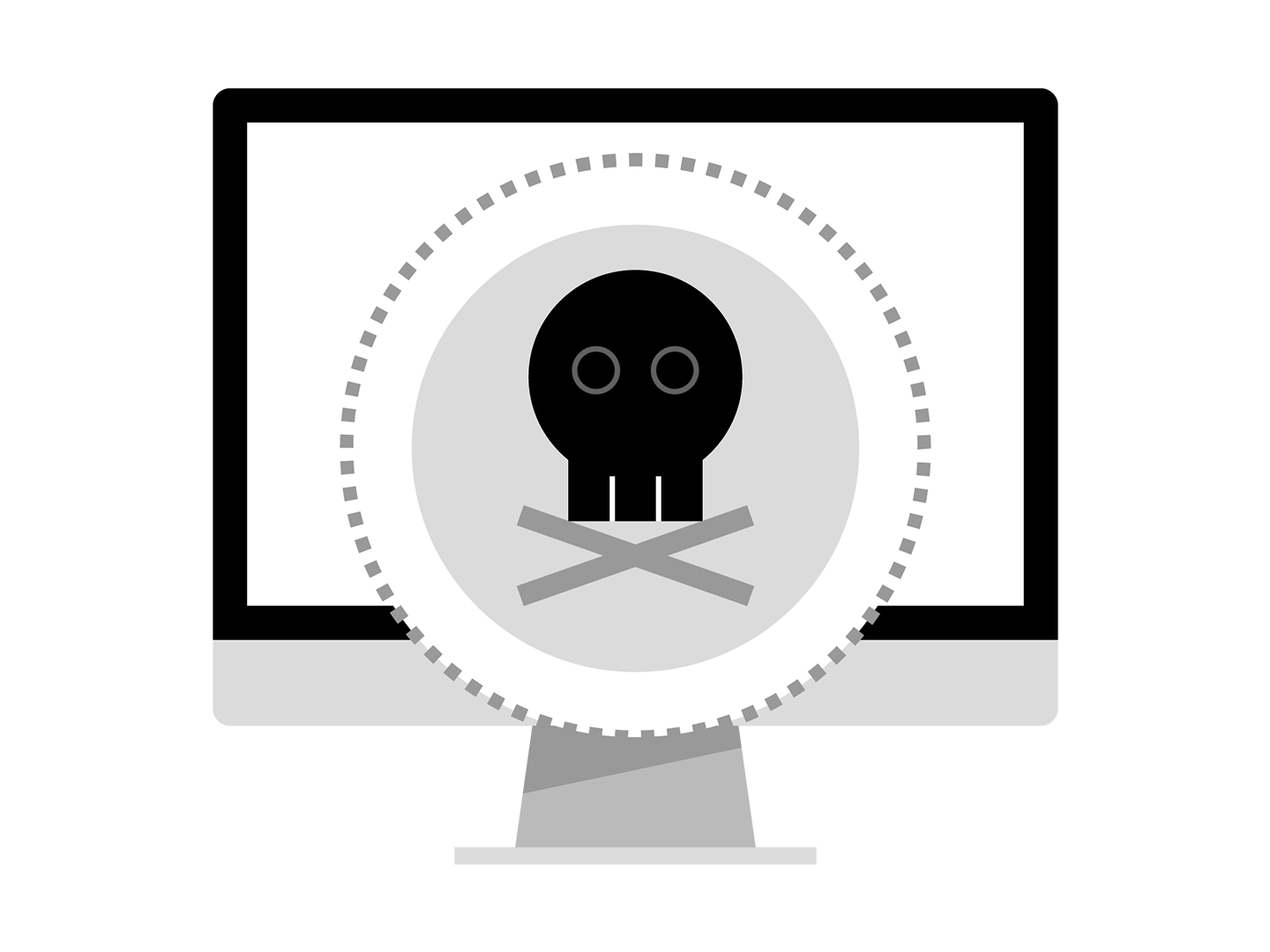 1440x1080 Virus Fishing Spam And Virus Free Flat Icon Design Download